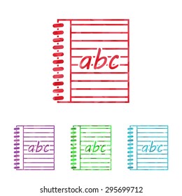 Vector illustration of modern education icon