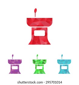 Vector illustration of modern education icon