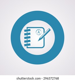 Vector illustration of modern education icon