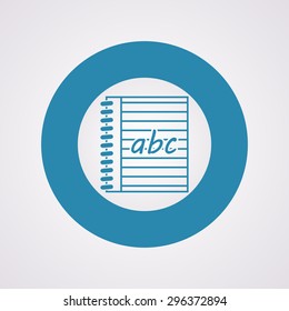Vector illustration of modern education icon