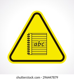 Vector illustration of modern education icon