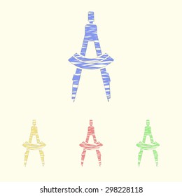 Vector illustration of modern education icon