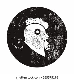 Vector illustration of modern farm icon