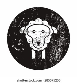 Vector illustration of modern farm icon