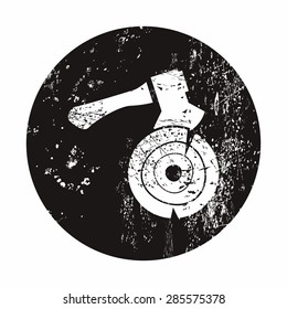Vector illustration of modern farm icon