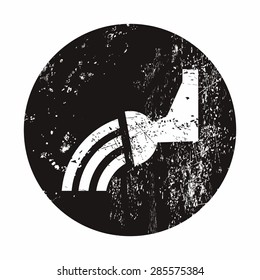 Vector illustration of modern farm icon