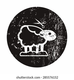Vector illustration of modern farm icon