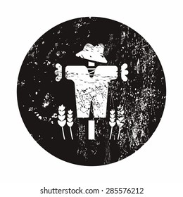 Vector illustration of modern farm icon