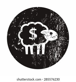 Vector illustration of modern farm icon