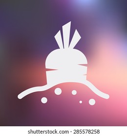 Vector illustration of modern farm icon