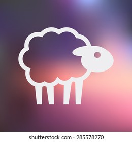 Vector illustration of modern farm icon