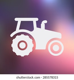 Vector illustration of modern farm icon