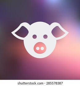 Vector illustration of modern farm icon