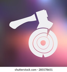 Vector illustration of modern farm icon