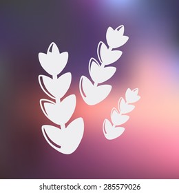 Vector illustration of modern farm icon