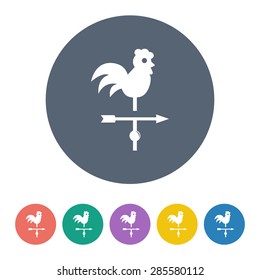 Vector illustration of modern farm icon