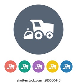 Vector illustration of modern farm icon