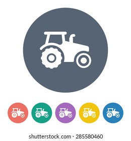 Vector illustration of modern farm icon
