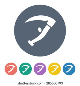Vector illustration of modern farm icon