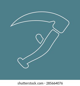 Vector illustration of modern farm icon