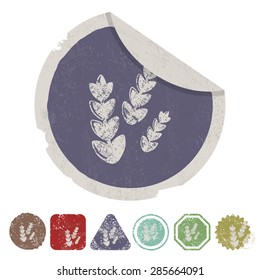 Vector illustration of modern farm icon