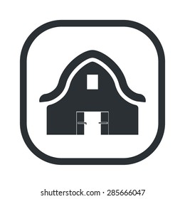 Vector illustration of modern farm icon
