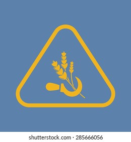 Vector illustration of modern farm icon
