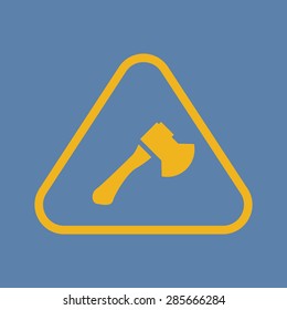 Vector illustration of modern farm icon