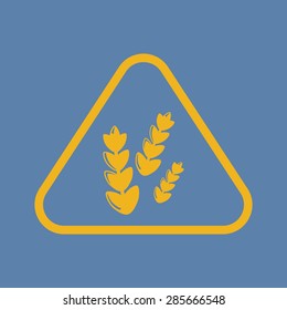 Vector illustration of modern farm icon Vector illustration of modern farm icon