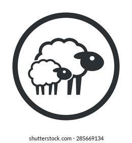 Vector illustration of modern farm icon