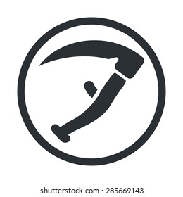 Vector illustration of modern farm icon