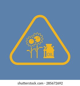 Vector illustration of modern farm icon