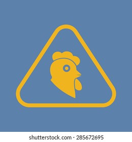 Vector illustration of modern farm icon