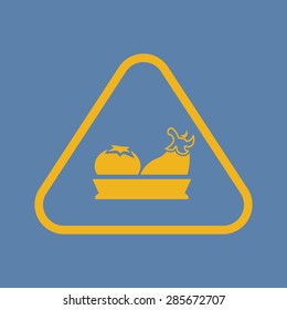 Vector illustration of modern farm icon
