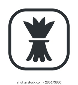 Vector illustration of modern farm icon