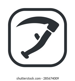 Vector illustration of modern farm icon