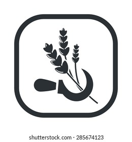 Vector illustration of modern farm icon