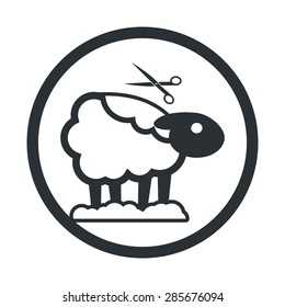 Vector illustration of modern farm icon