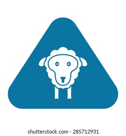 Vector illustration of modern farm icon