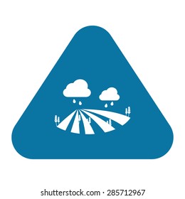 Vector illustration of modern farm icon