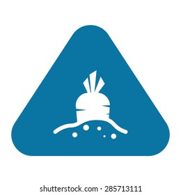 Vector illustration of modern farm icon