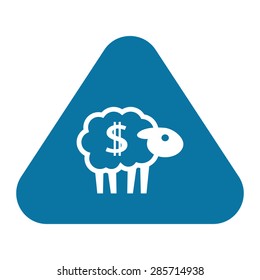 Vector illustration of modern farm icon