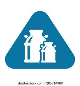 Vector illustration of modern farm icon
