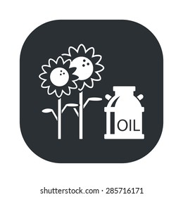 Vector illustration of modern farm icon