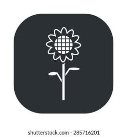 Vector illustration of modern farm icon