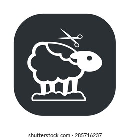 Vector illustration of modern farm icon