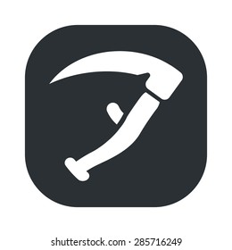 Vector illustration of modern farm icon
