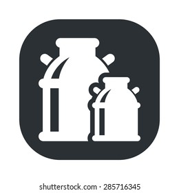Vector illustration of modern farm icon