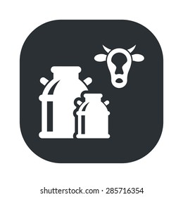 Vector illustration of modern farm icon
