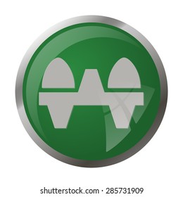Vector illustration of modern farm icon